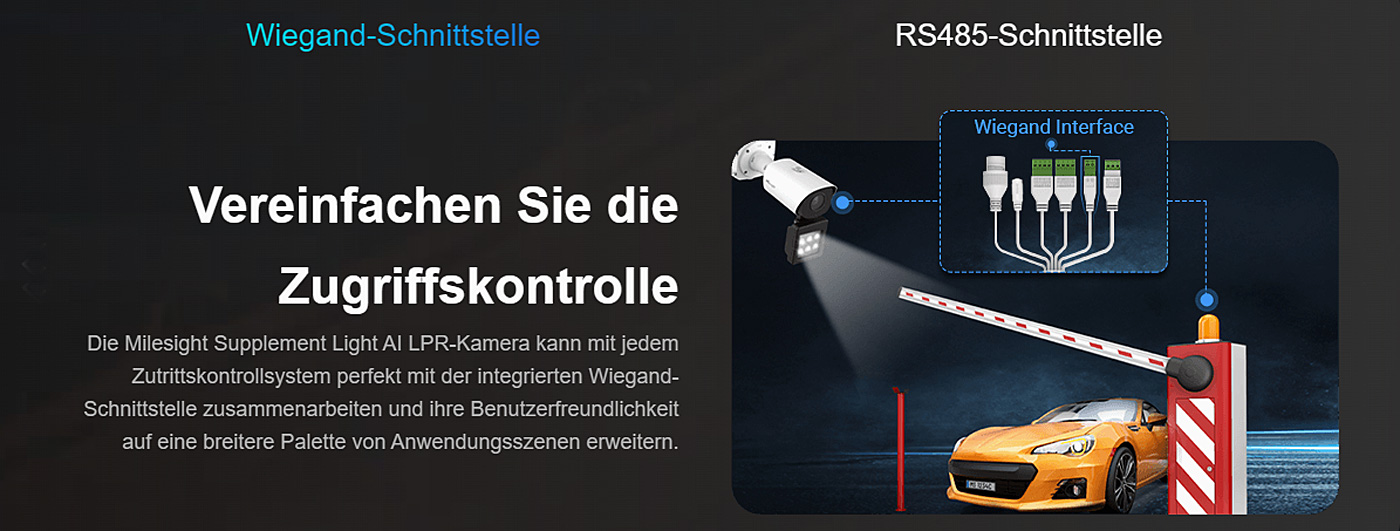 Radar-Cams Auto Nr. lesen