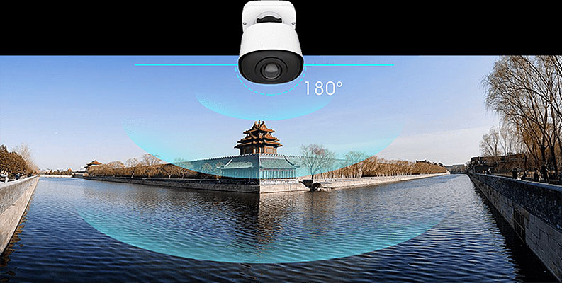 180° Panorama Mini Bullet Kamera der Extraklasse 180° Panorama Mini Bullet Kamera der Extraklasse