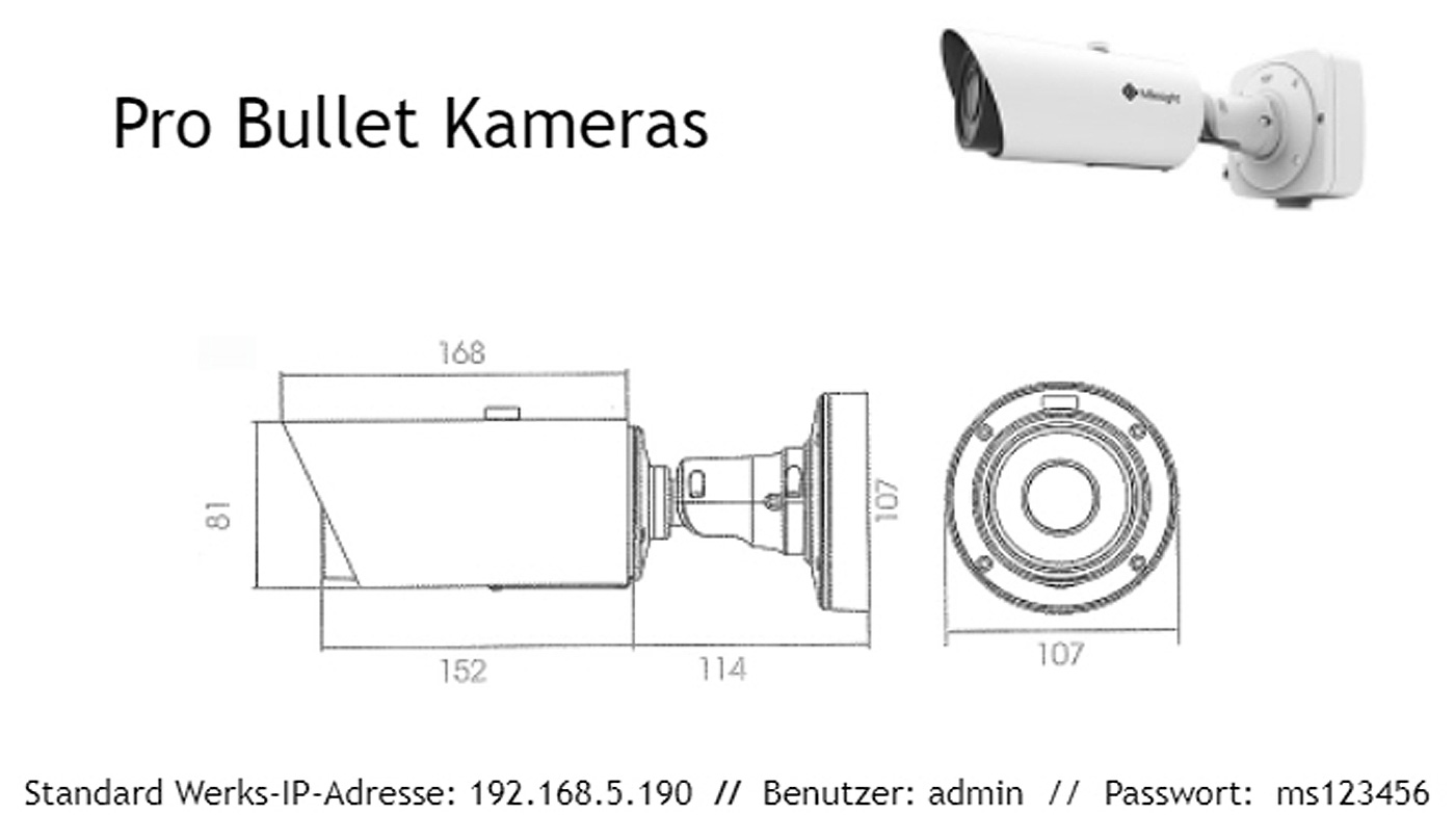 Pro Bullet 12x Zoom  5MP /89°