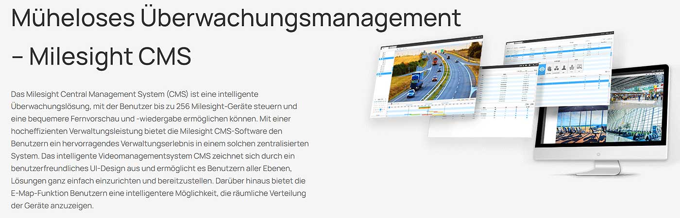 Milesight CMS Überwachungsmanagement