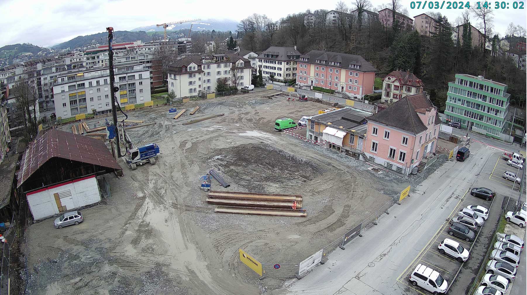 Baustelle Industriestrasse