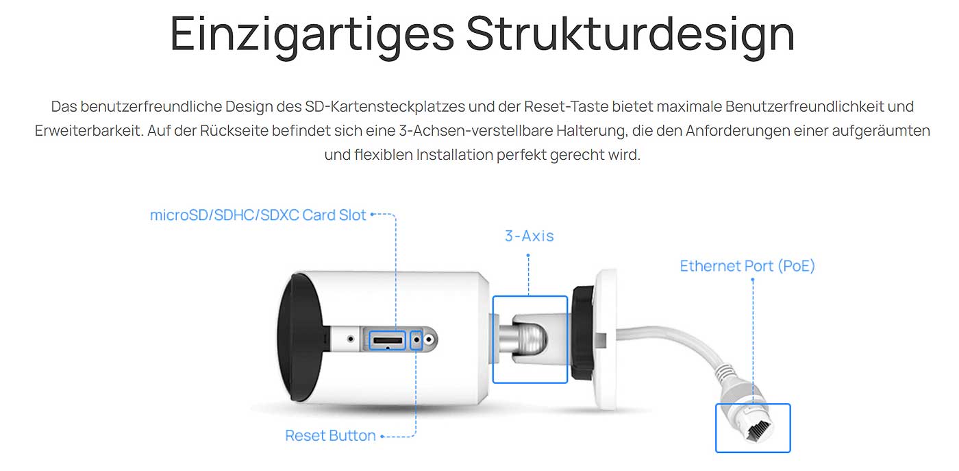 Einzigartiges Strukturdesign