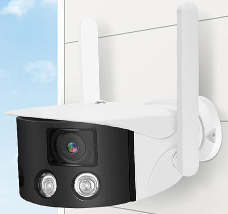 LCS-180° Wi-Fi-Panoramakamera 4MP-Dual-Linsen