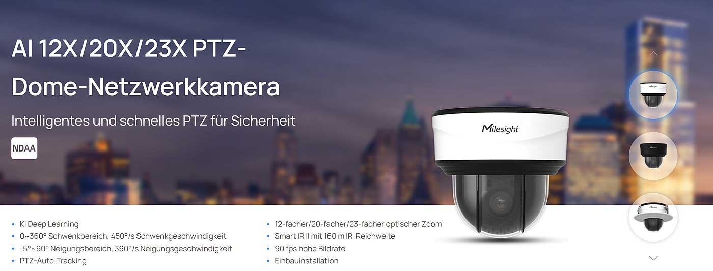 AI 12X/20X/23X PTZ-Dome-Netzwerkkamera