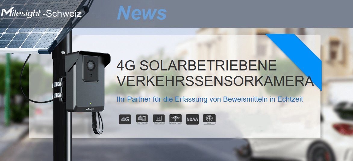 4G Solarbetriebene Verkehrssensorkamera 4G Solarbetriebene Verkehrssensorkamera