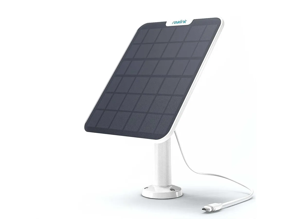 Solar Panel zu Outdoorkamera