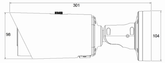 AI Motorisierte Pro-Bullet Plus 8MP- 4K-116°