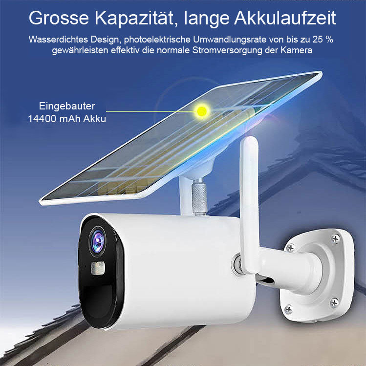 LCS-WiFi-Batterie+Solar-Kamera-SB200Q - Grosse Kapazität, lange Akkulaufzeit