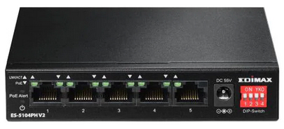 PoE Switch Lüfterlos 5-Port